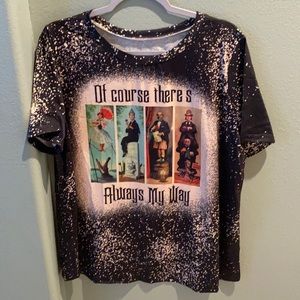 🦇 Haunted Mansion shirt XL polyester stretch paintings